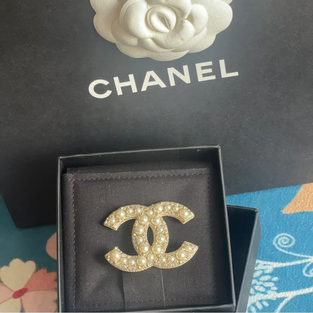 Chanel Gold Brooch